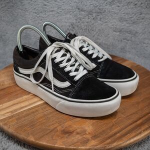 Vans Unisex Off the Wall 721356 Black / White Sneakers Men 5.5 Women 7